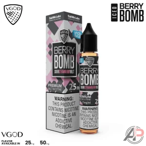 Vgod Iced Berry Bomb Salt Nicotine 30mL