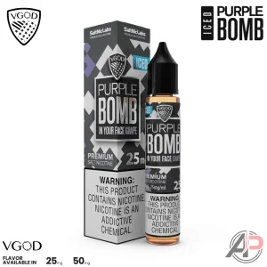 Vgod Iced Purple Bomb Salt Nicotine 30mL