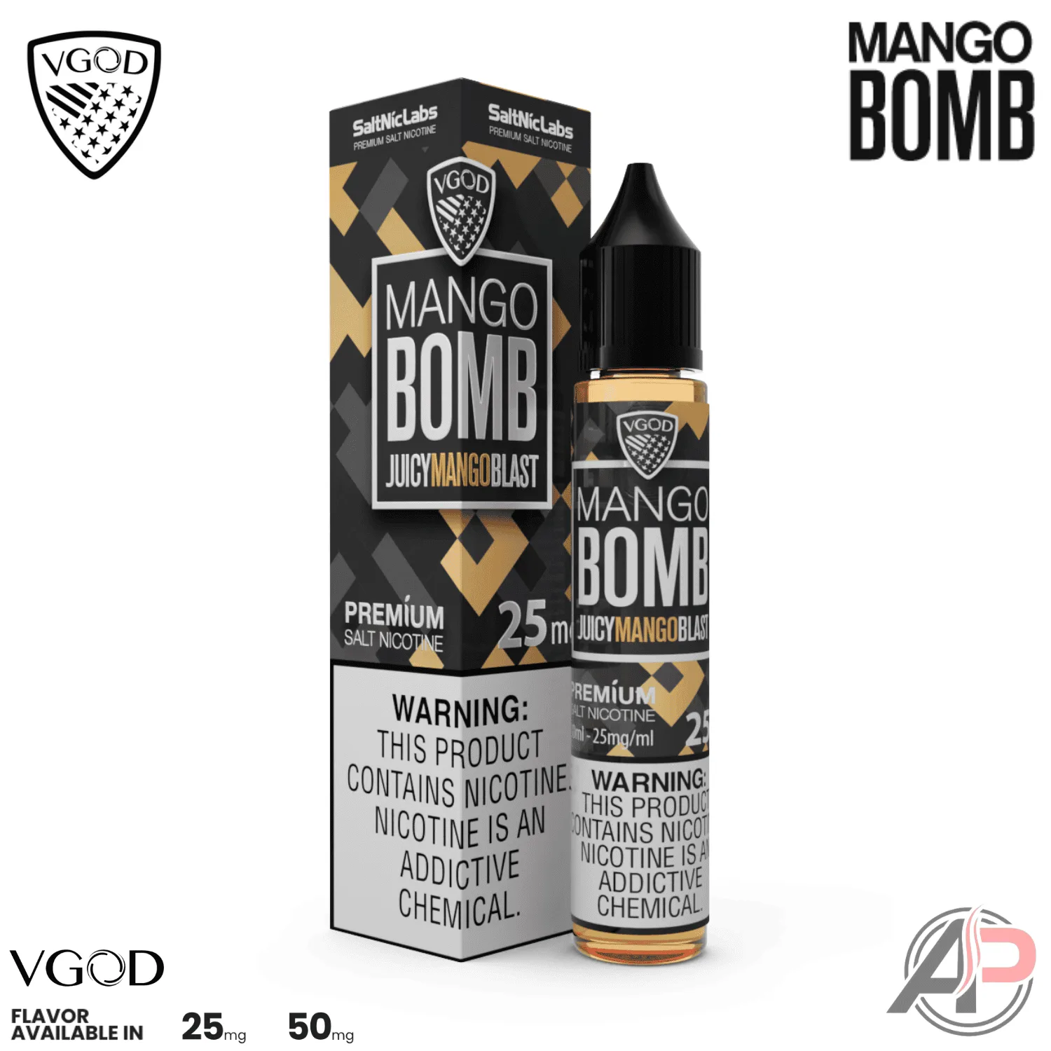 Vgod Mango Bomb Salt Nicotine 30mL