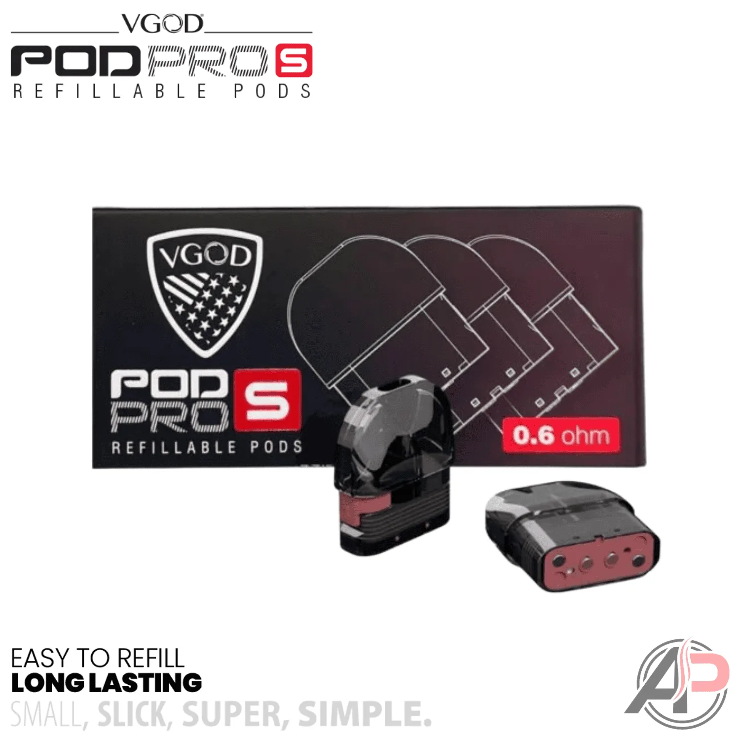 Vgod Pod Pro S Replacement Pods 3 Pack - Image 2
