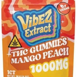 Vibez Extract 1000mg Mango Peach Gummy