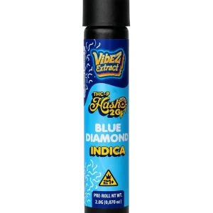 Vibez Extract THCp Hashole Blue Diamond 2g Pre-roll - Indica
