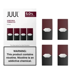 Virginia Tobacco - Pack of 4 Pods by Juul - Ejuice Store