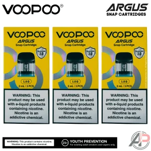 Voopoo Argus Snap Pod Replacement Cartridges 3 Pack