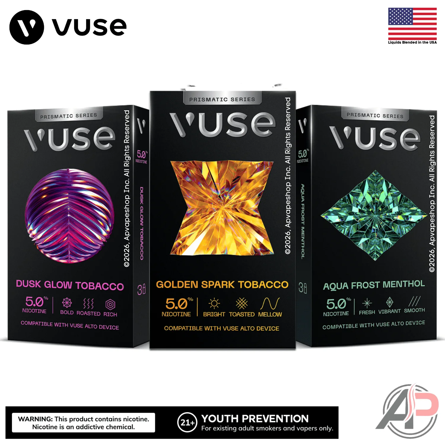 Vuse Alto Prismatic Aqua Frost Menthol Pods 3 Pack - Image 2