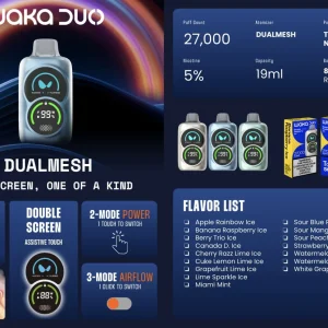 WAKA DUO 27000 PUFFS DISPOSABLE 5%