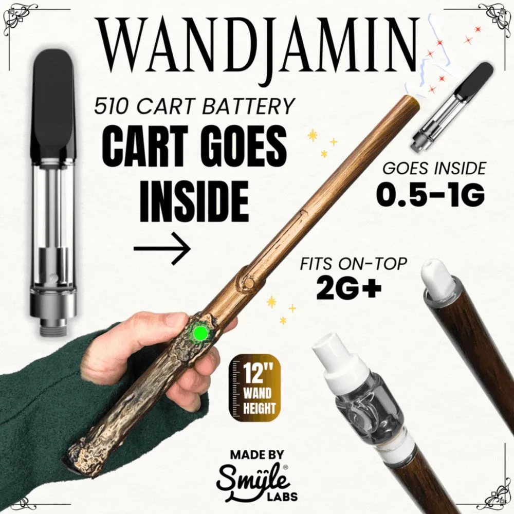 Wandjamin Magic Wand 510 Thread Vape Cart Battery