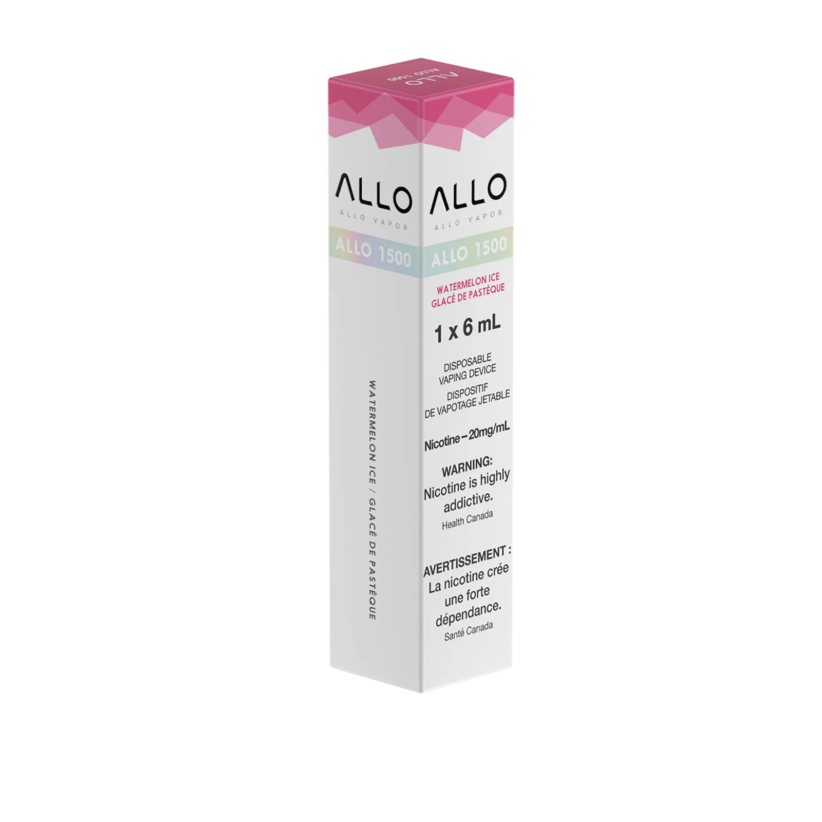 Watermelon Ice ALLO 1500 – Disposable Vape - Image 2