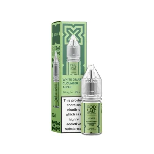 White Grape Cucumber Apple Nicotine Salt 10ml E-Liquid by Pod Salt Nexus