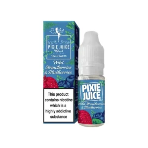 Wild Strawberries and Blueberries V2 Nic Salt by Pixie Juice