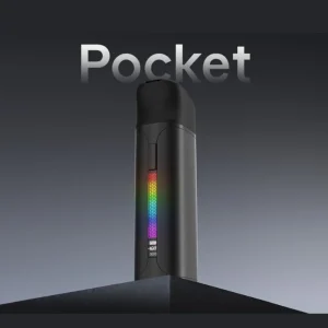 Yocan Black Pocket Wax Vaporizer – Portable Dab Pen with Precision Temp Control
