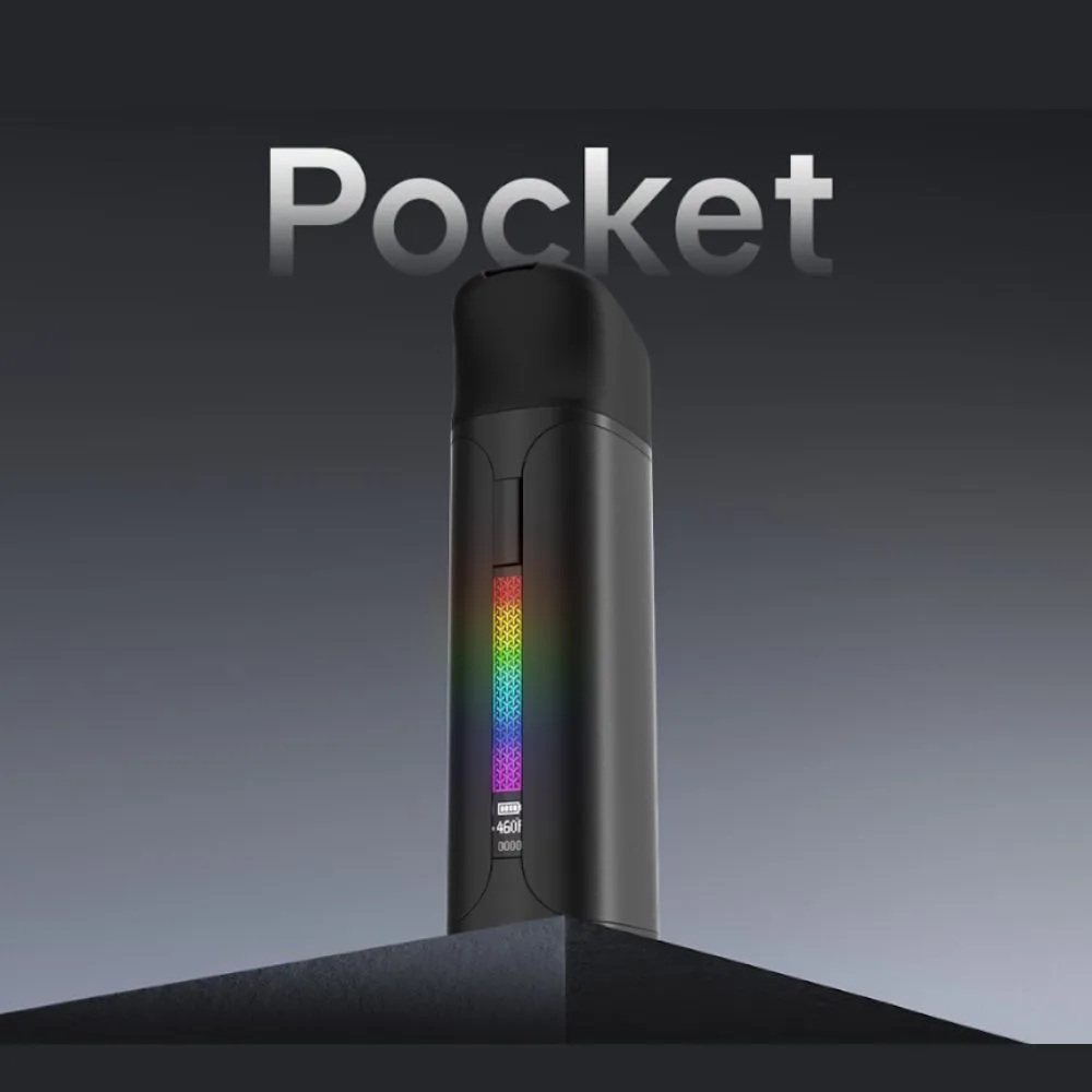 Yocan Black Pocket Wax Vaporizer – Portable Dab Pen with Precision Temp Control