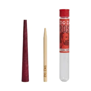 ZIG ZAG KING SIZE - ROSE CONES - (Pack of 1) - 1COUNT