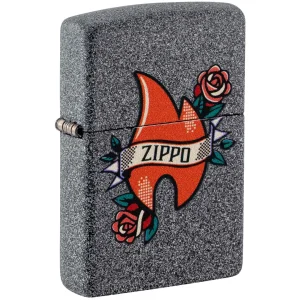 Zippo Flame Tattoo Design