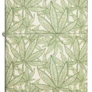 Zippo Lighter - All Over Cannabis