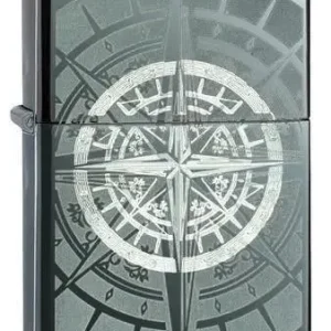 Zippo Lighter - Compass Black Ice