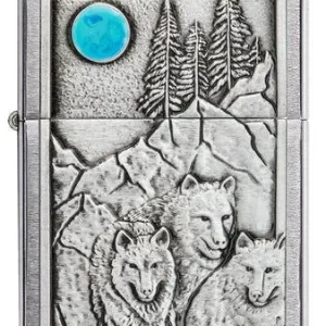 Zippo Lighter - Emblem Wolf Pack