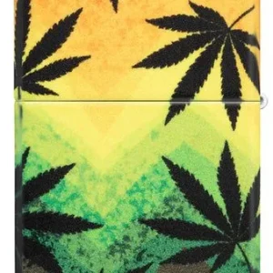 Zippo Lighter - Floating Cannabis