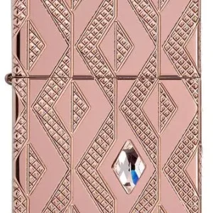 Zippo Lighter - Geometric Diamond Pattern