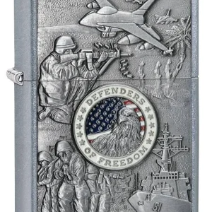 Zippo Lighter - Joined Forces Street Chrome
