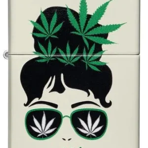 Zippo Lighter - Lady Cannabis