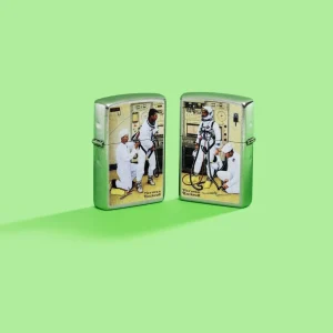 Zippo Lighter - Norman Rockwell "Astronaut"