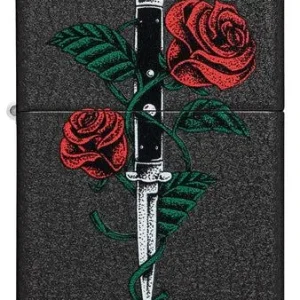 Zippo Lighter - Rose Dagger Tattoo