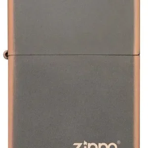 Zippo Lighter - Rustic Bronze w/ Zippo Logo