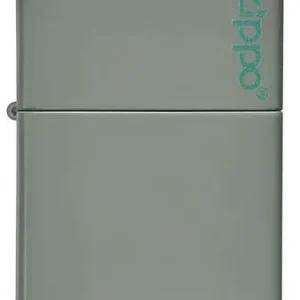 Zippo Lighter - Sage Green w/ Zippo Logo