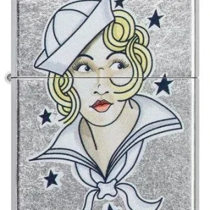 Zippo Lighter - Sailor Girl Tattoo