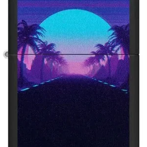Zippo Lighter - Sunset Black Light