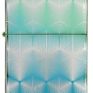 Zippo Lighter - Teal Pattern