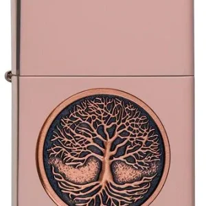 Zippo Lighter - Tree Of Life Emblem