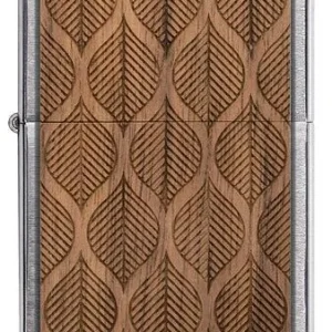 Zippo Lighter - Woodchuck Walnut Leaves