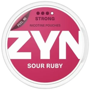 ZYN Sour Ruby Nicotine Pouches (5 Pack)